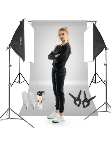 StudioLights™ Background Kit 2x 40x60cm 125W